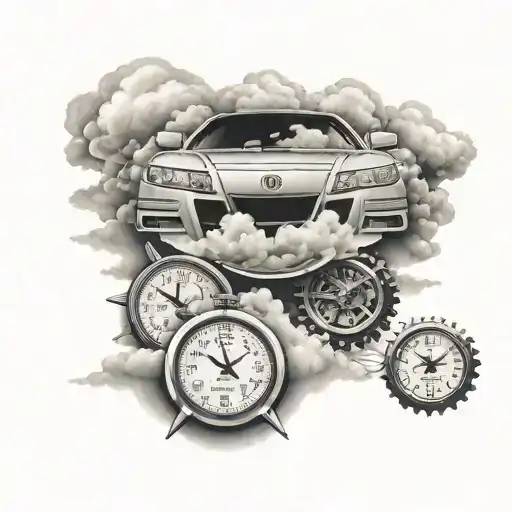 2008 Acura Tl Clouds Clock Money