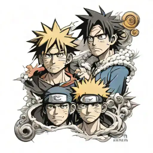 Naruto Sasuke And Luffy Eyes