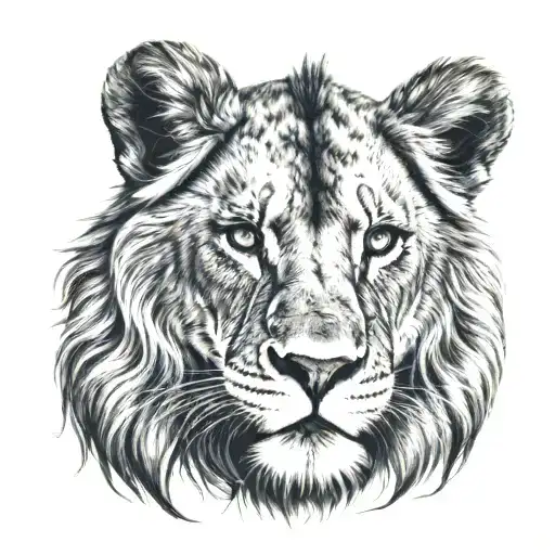 Lions Face And Scottish Dirk