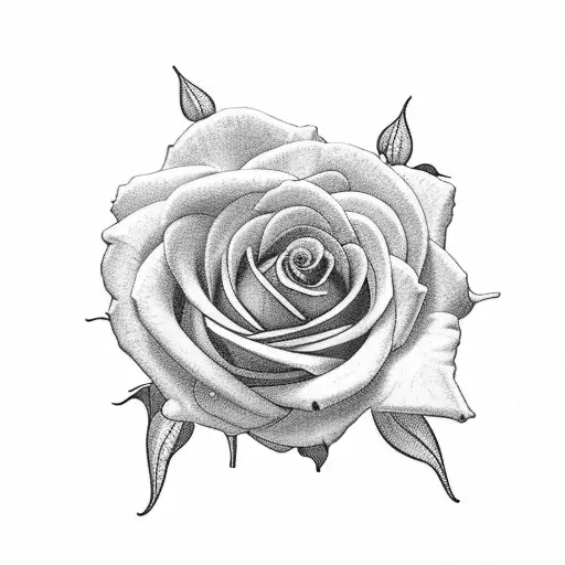 Yellow Rose Behind A Heart