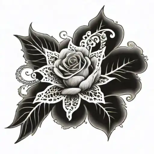 Filigree With Rose