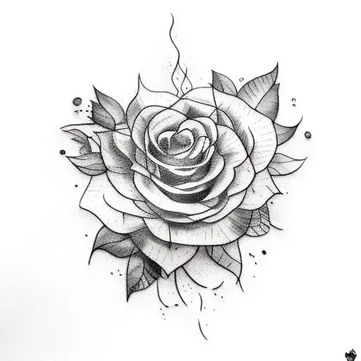 Woman Arms Reaching Green Watercolor Vines