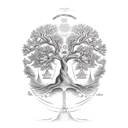 The Tree Of The Knowledge Of Good And Evil With One Fruit