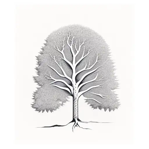 Tree Slice With Roots