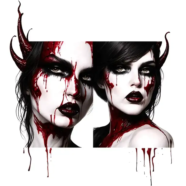 Sexy Bloody Vampire Women