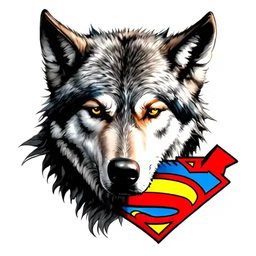 Half Wolf Half Superman