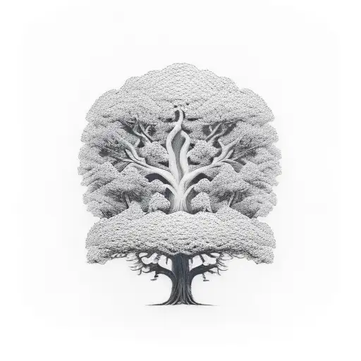 A Tree With A Heart Carved On The Side Of The Tree