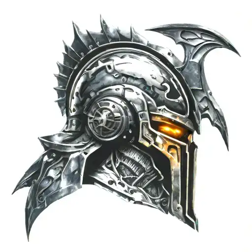 Cyberpunk Spartan Helmet