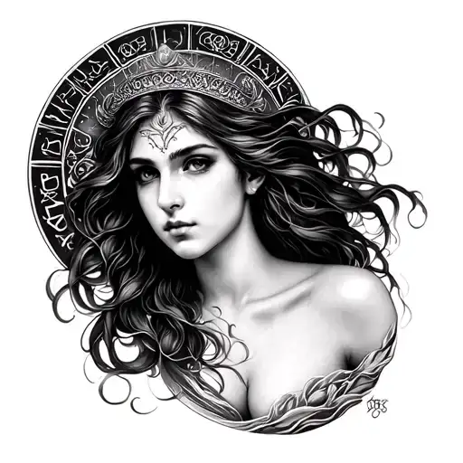 Female Aquarius Zodiac Sign