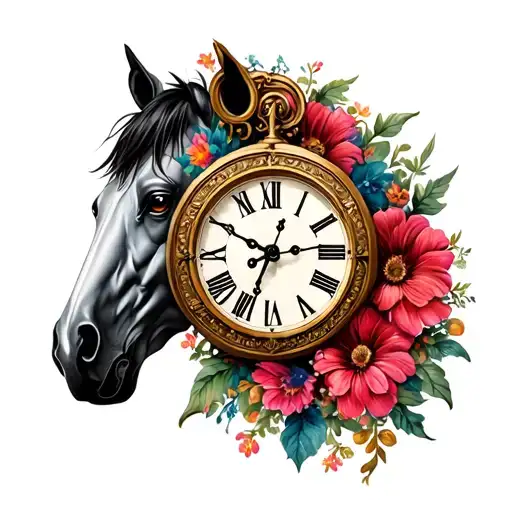 Clock With Roman Numerals Poniesflowrs