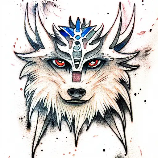 Princess Mononoke Watercolor