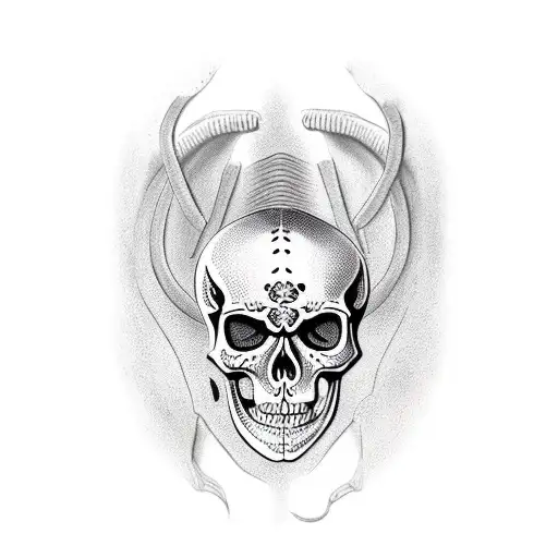 Skeleton With A Hood