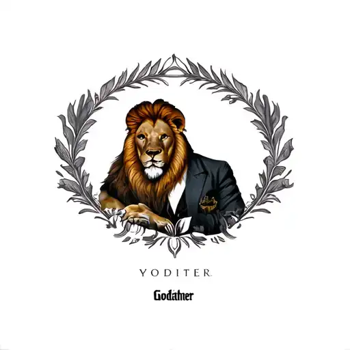 Godfather With Lion