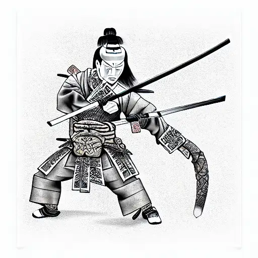 Samurai With Katana