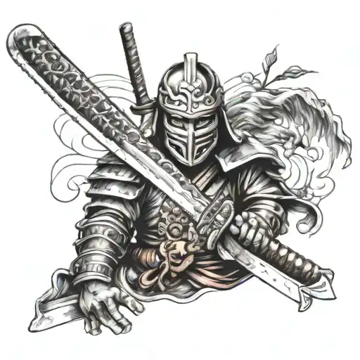 Masked Samurai Sword