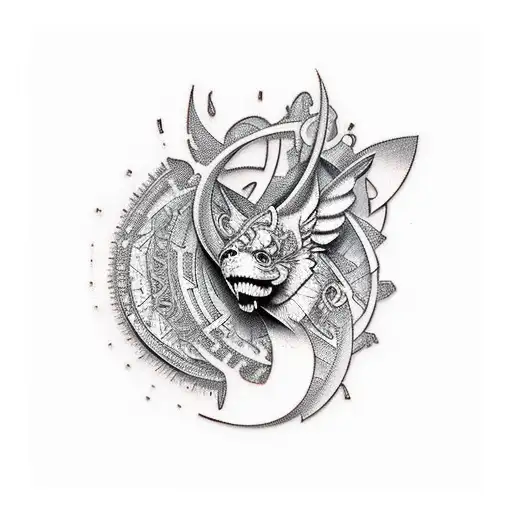 Techno Creativity Lettering