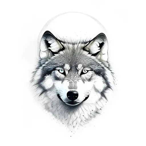 Wolfes White And Black