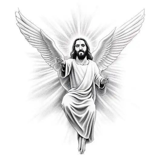 Jesus Christ Dove Heaven Cross