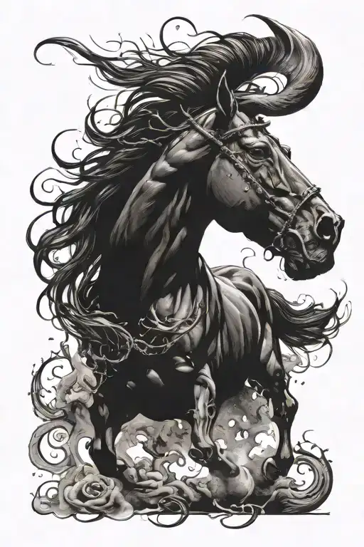 Black Demon Horse