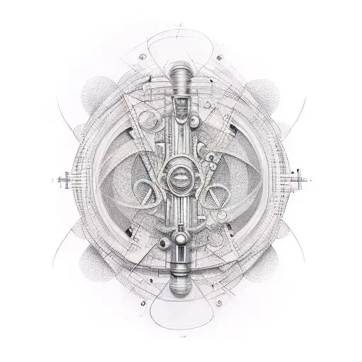 Abstract Instruments And Music Sleeve