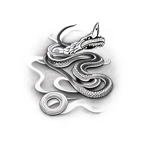 Snake & Wolf Fighting