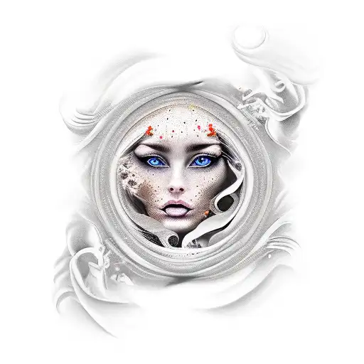 Woman Made Out Of Fire