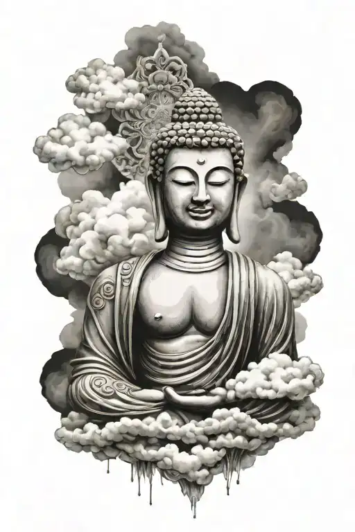 Buddha Around Cloud