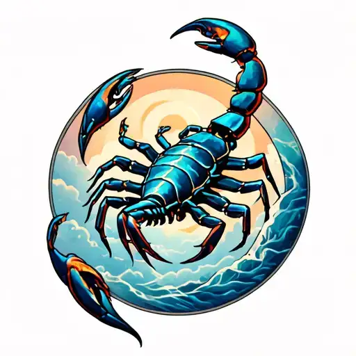 Scorpio In The Circle