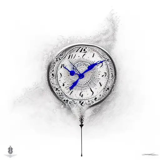 Clock With Filigrees