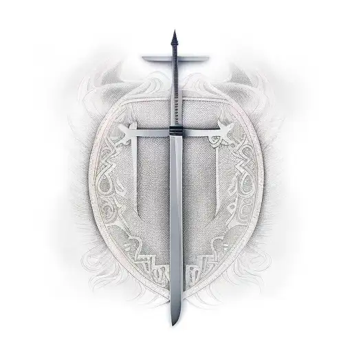 Turkish Sword With A Name Ribbon