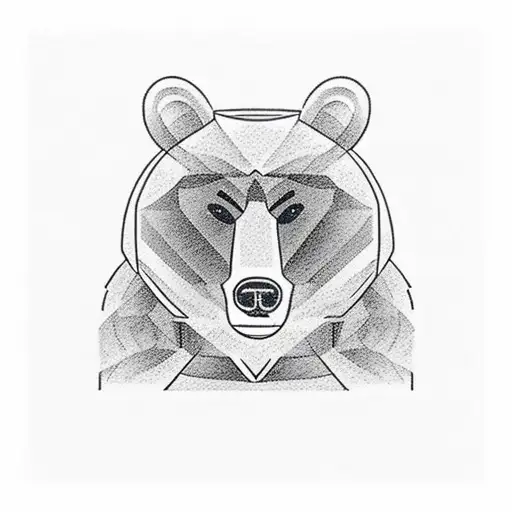 Friendly Bear Playing The Piano