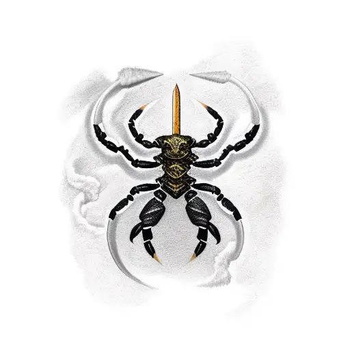 Scorpion With A Sword And Scar