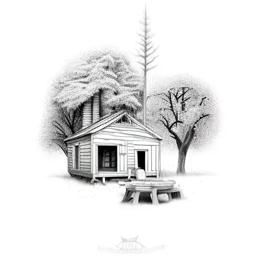 Little House In Forest