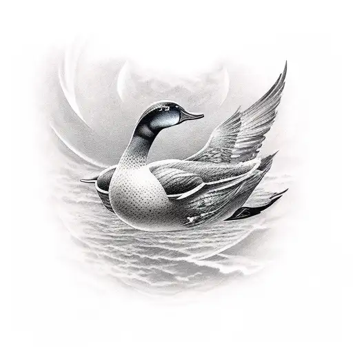 Beautiful Space Duck