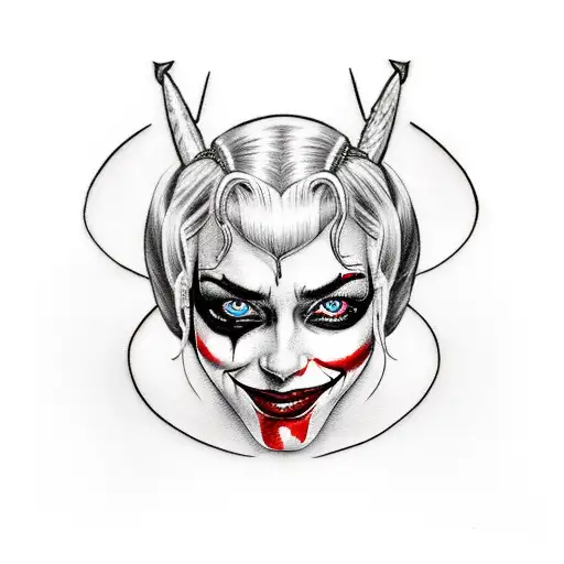 Harley Quinn With Joker