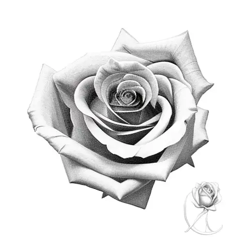 Rose With Black Pagan Cat