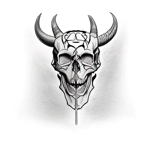 Dead Panther Skull Side View