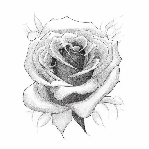 A Man In A Suit With A Rose For A Head