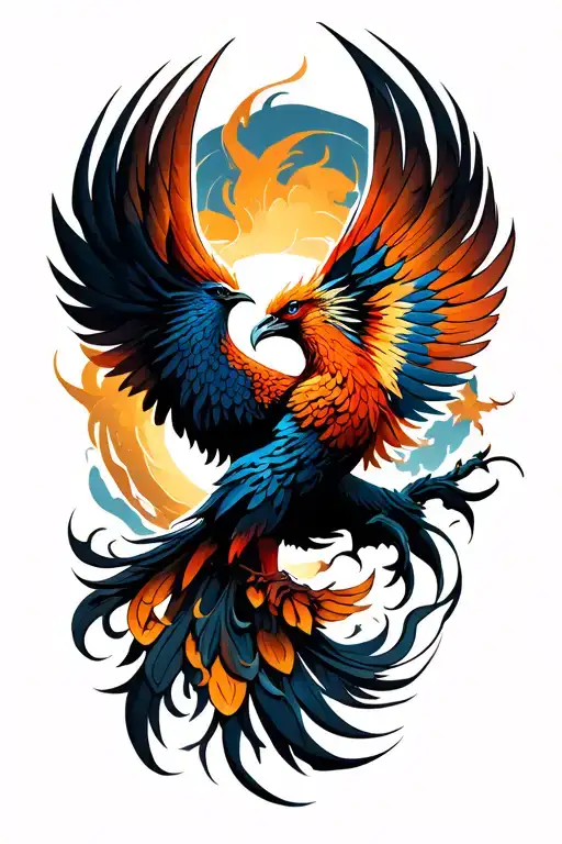 Tribal Inspired Design With Phoenix Rising