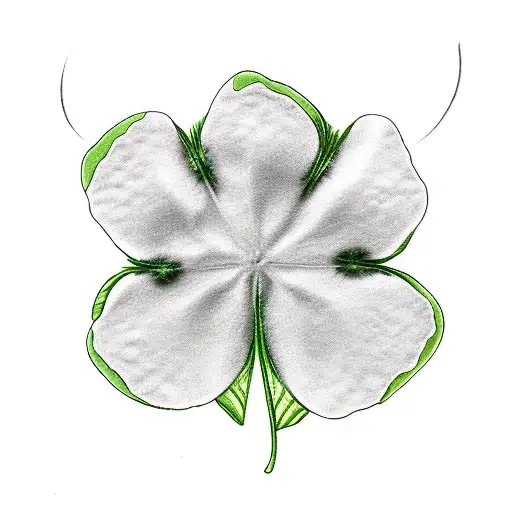 A Four-leaf Clover Made Of Cat Paws