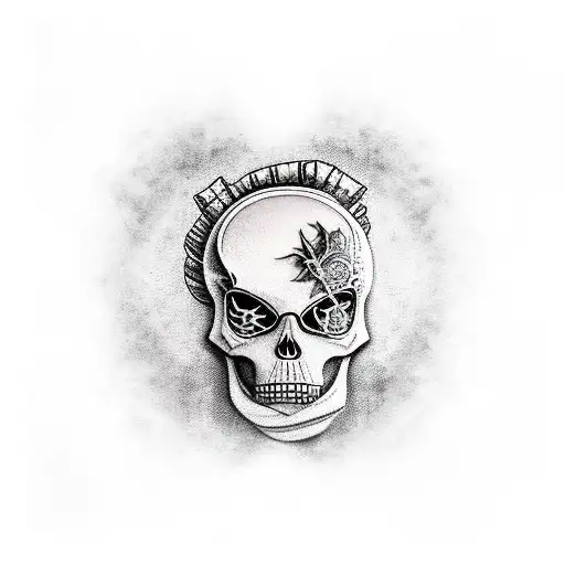 The Skeleton Of The Blood Cyclops Covered With Bamboo