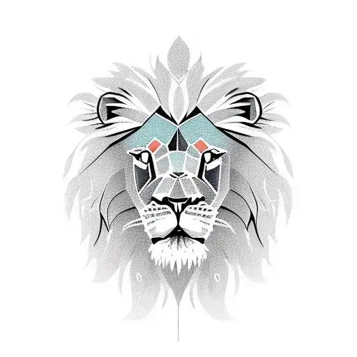 Lion Head Half Geometric