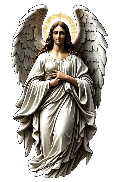 Religious Angel With Maria