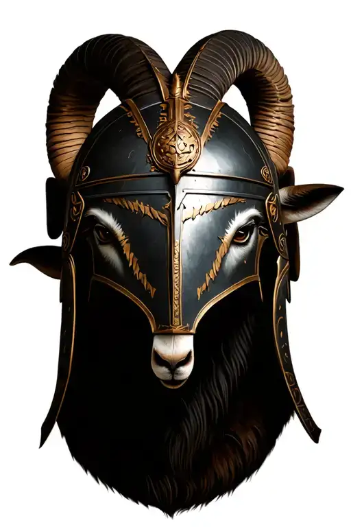 Goat Scanderbeg Helmet Make It Authentic Add Something In Background