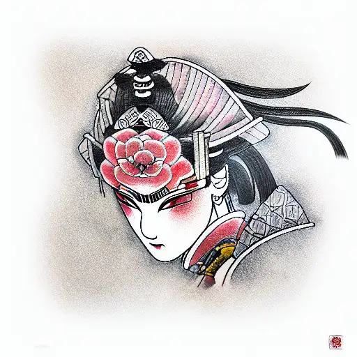 Samurai Nearby Sakura