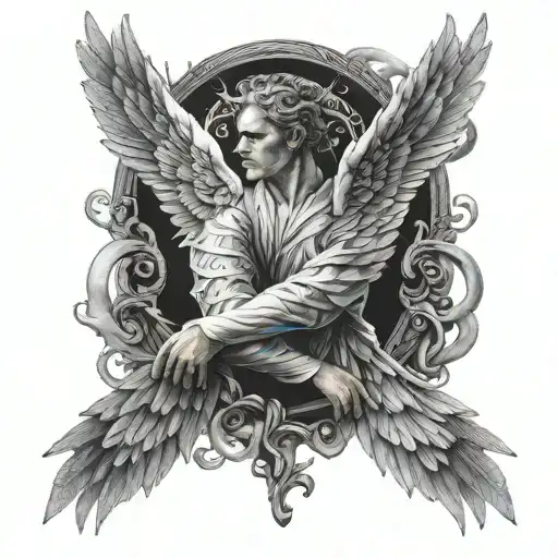 Lucifer And Angel Wing