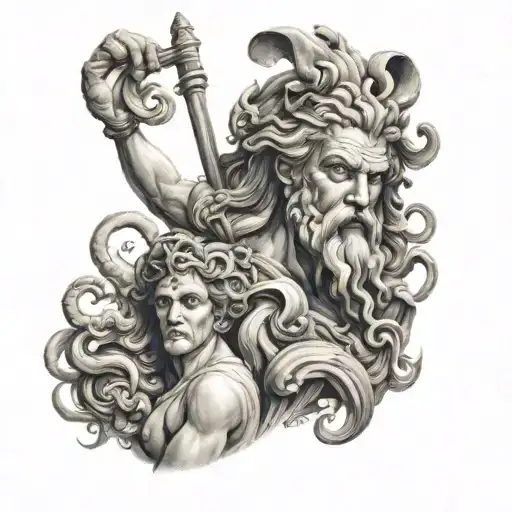 Poseidon And Medusa
