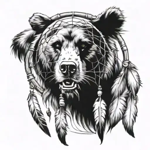 Dream Catcher Bear Paw