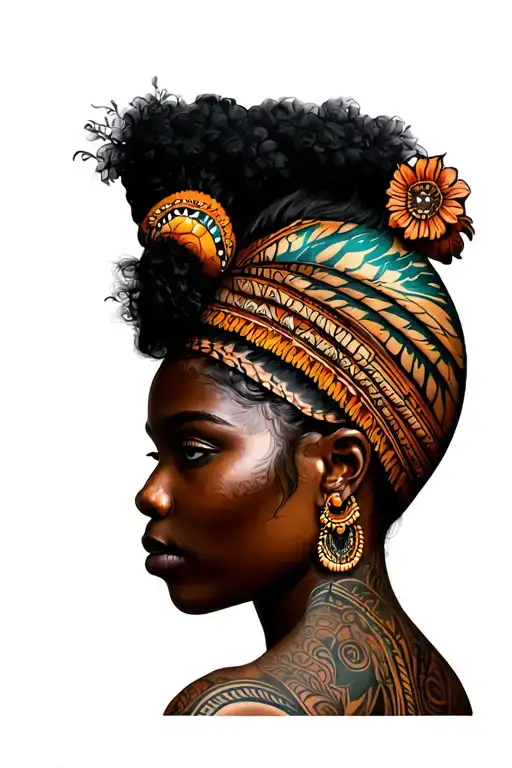 African Theme Full Back