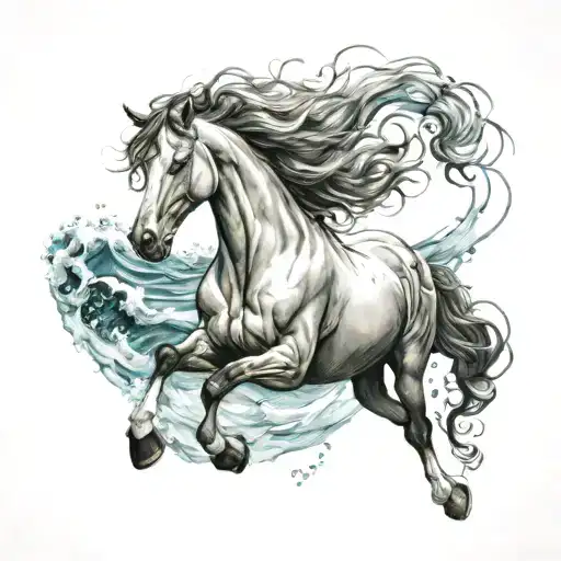 A Horse In The Sea